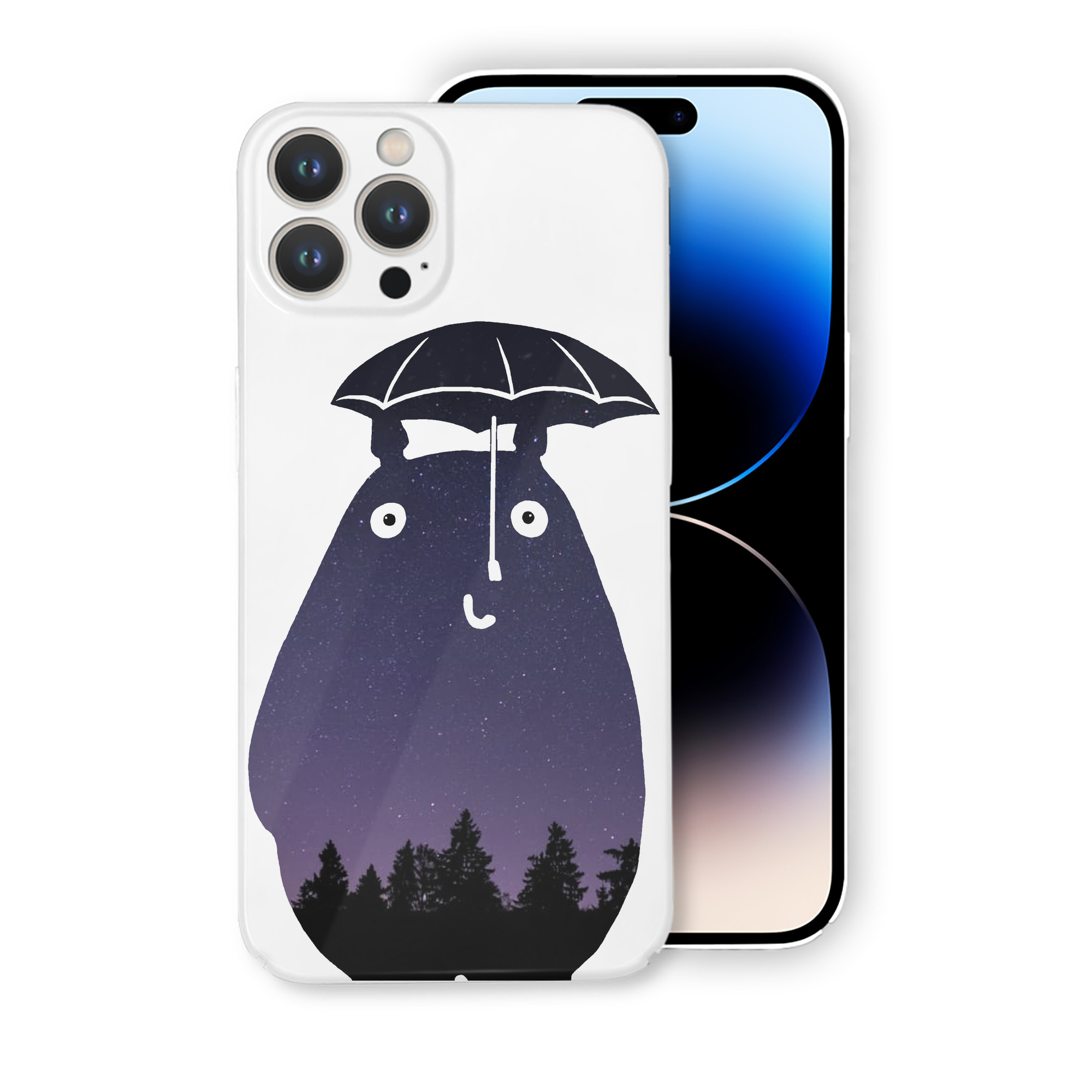 （画像用） となりのトトロ 草壁メイ 草壁サツキ My Neighbor Totoro Satsuki Kusakabe Mei Kusakabe 【iPhone 14シリーズ対応】ハードケース